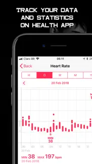get fit: workout heart monitor iphone screenshot 3
