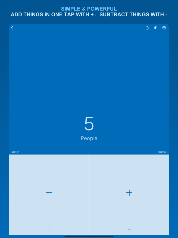 Tally Counter - Tap Tool