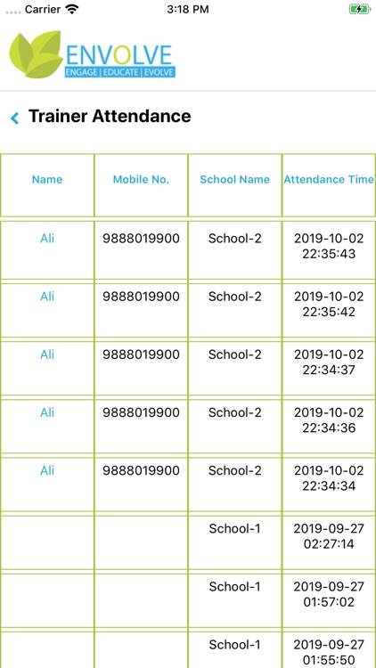 Envolve - School App