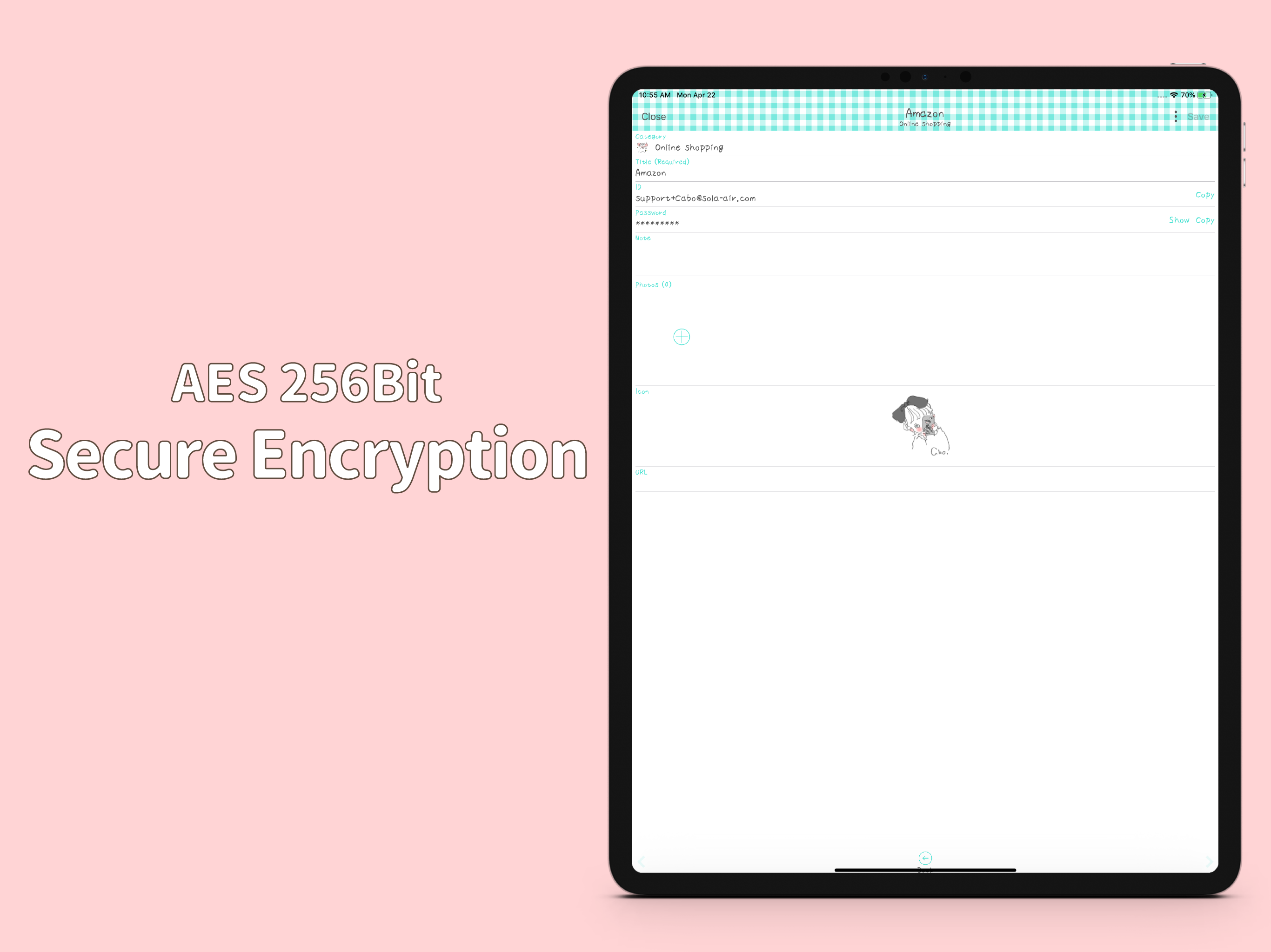 Caho's Cute Password Manager screenshot 7