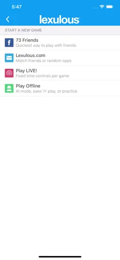Lexulous Word Game - Screenshot 3