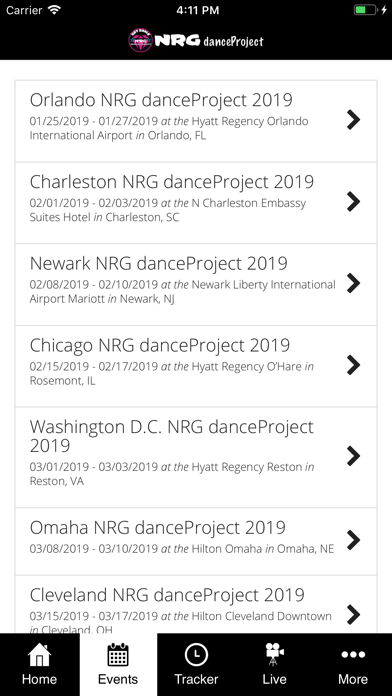 How to cancel & delete NRGdanceProject from iphone & ipad 4