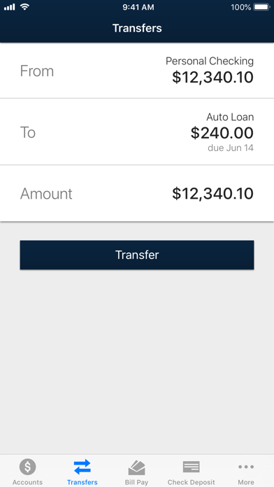 First National Bank & Trust Co Screenshot