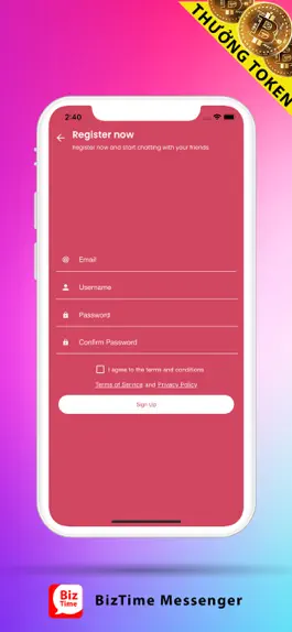 Game screenshot BizTime Messenger apk