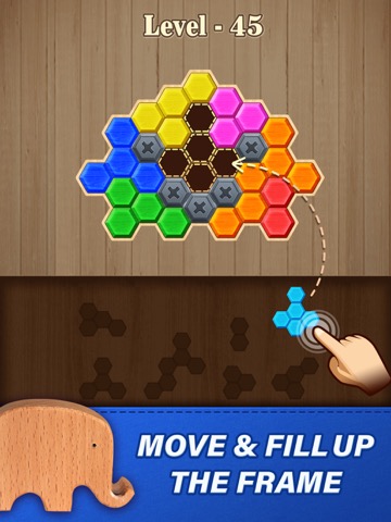 Block Hexa Puzzle: Wooden Gameのおすすめ画像1