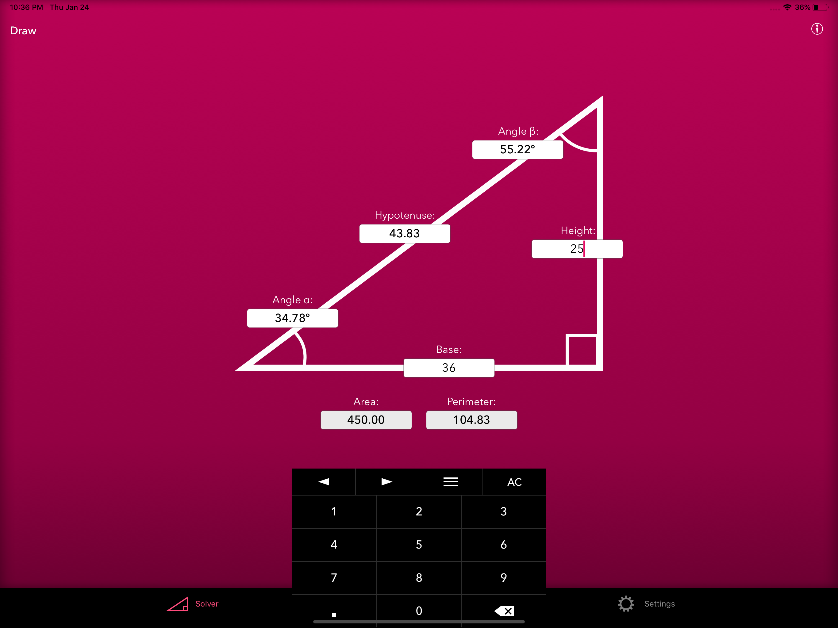 Trigonometry Help Lite screenshot 7