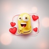 Emojis Animated Stickers Love - iPadアプリ