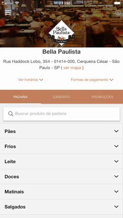 Padaria Bella Paulista Screenshot