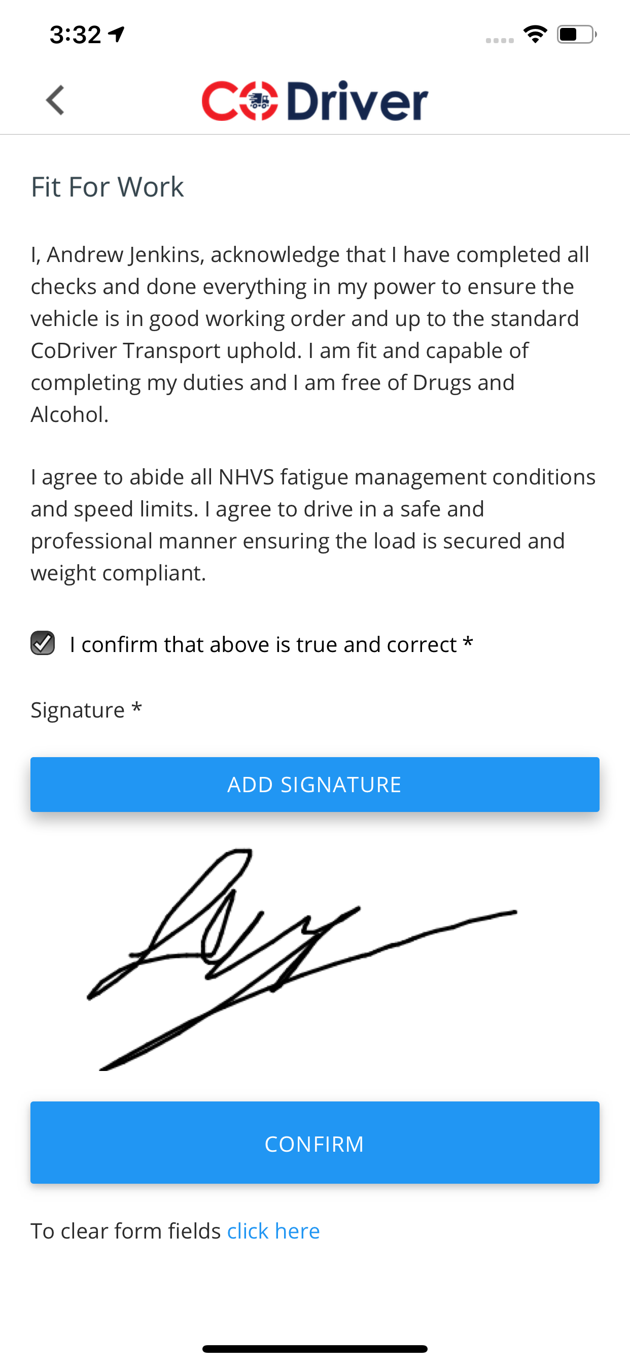 CoDriver - Courier Management