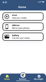 eSight screenshot