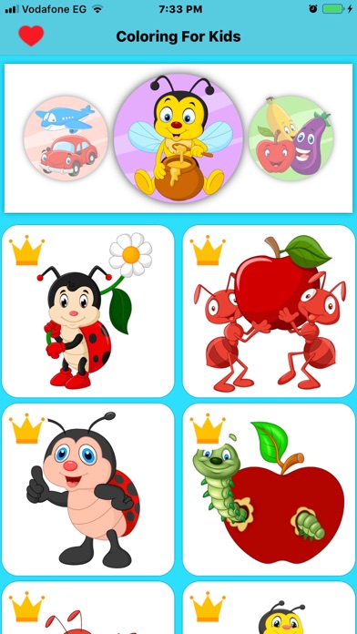 Fun Coloring Pages for Kids iPhone screenshot 5 - Education app