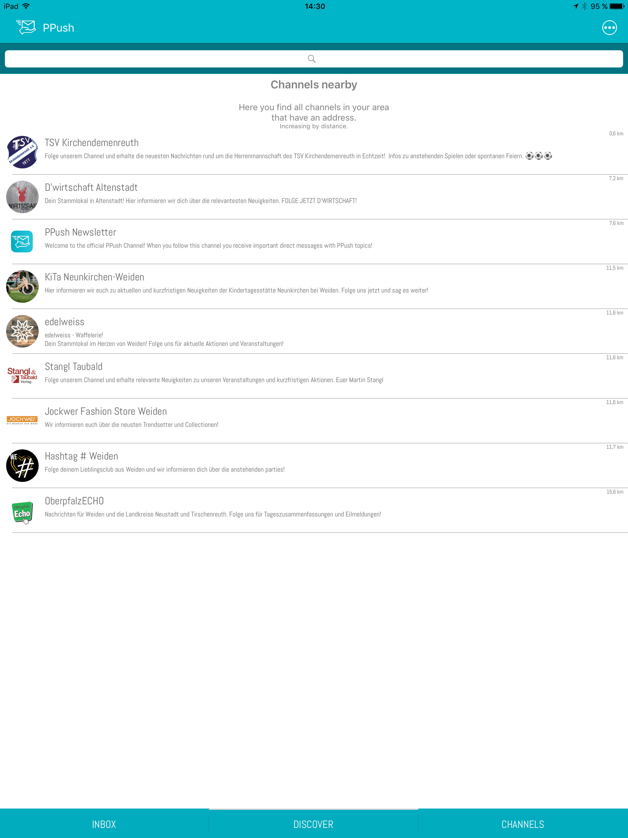 PPush Push Notification App