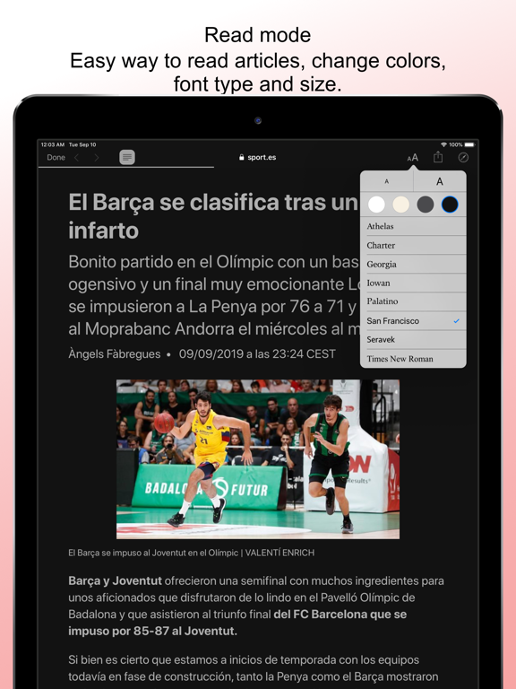 Screenshot #5 pour News es