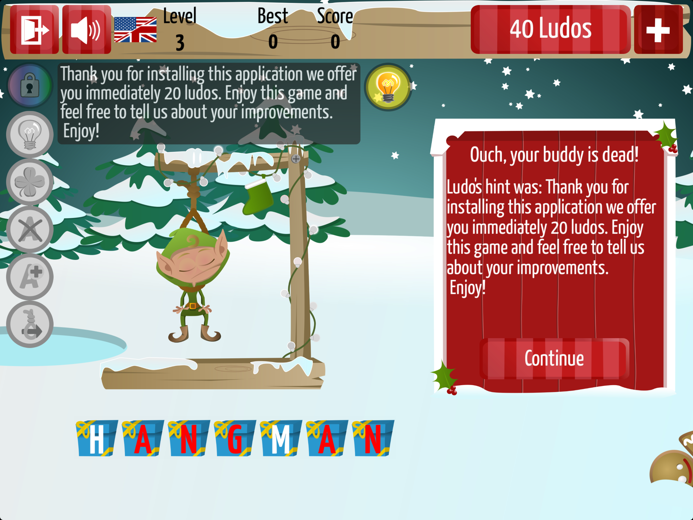 Christmas Hangman Deluxe