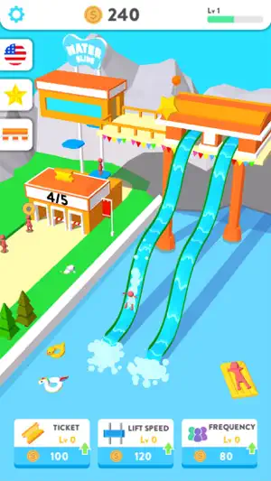 Idle Water Slide screenshot 1