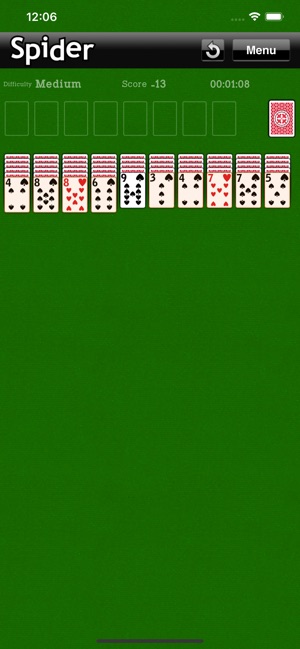 Play The Entertaining Spider Solitaire Classic Game on PC