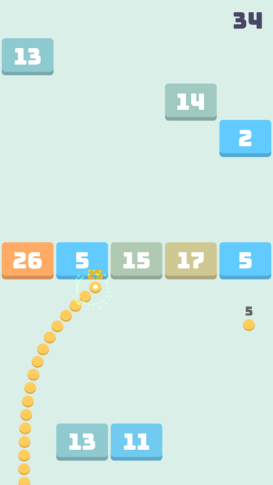 Screenshot #3 pour Snake and Blocks Fun
