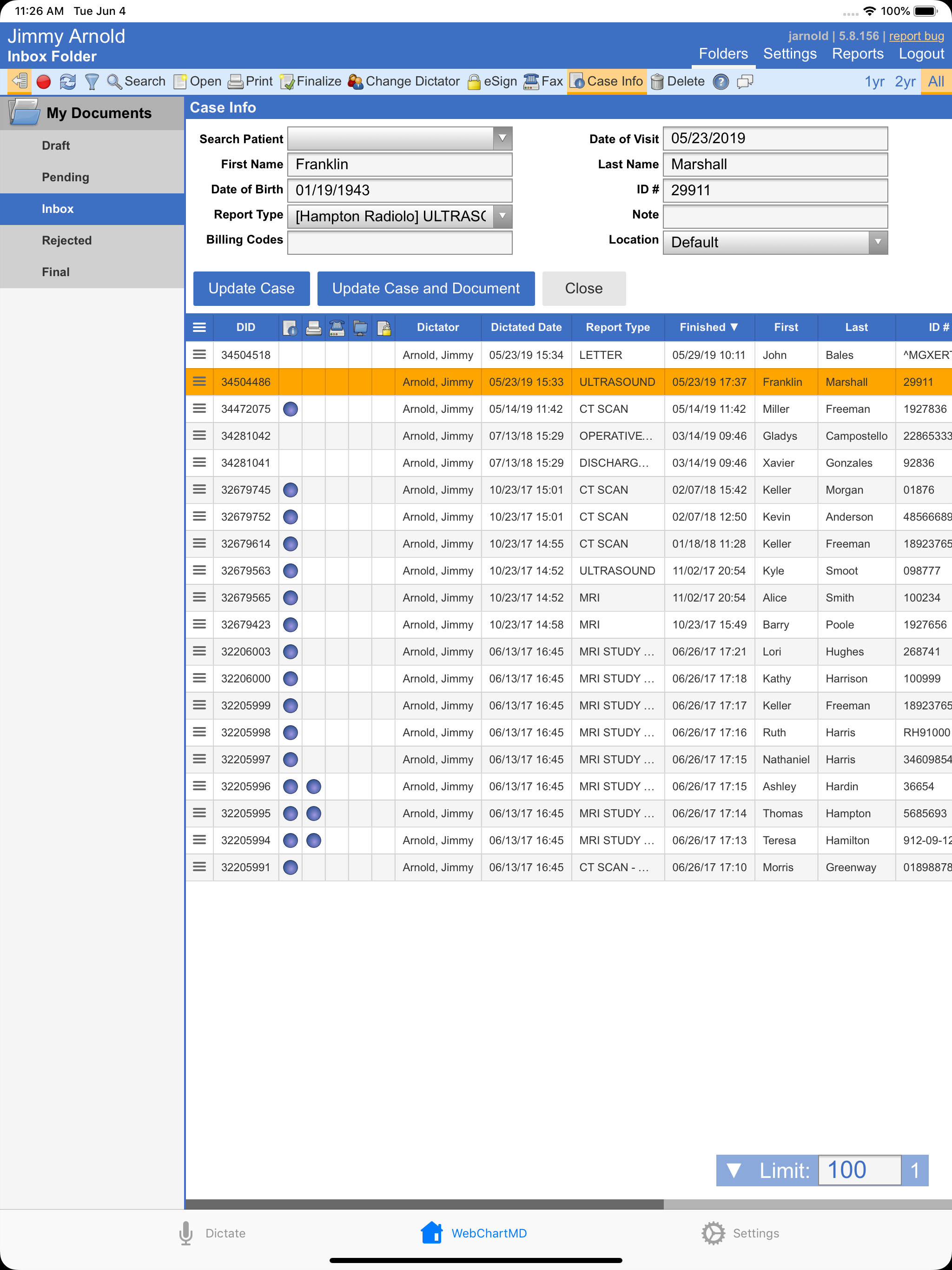 WebChartMD: Dictate and Review screenshot 14