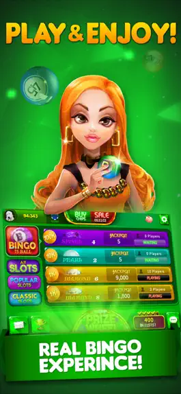 Game screenshot Bingo City 75: Bingo & Slots mod apk