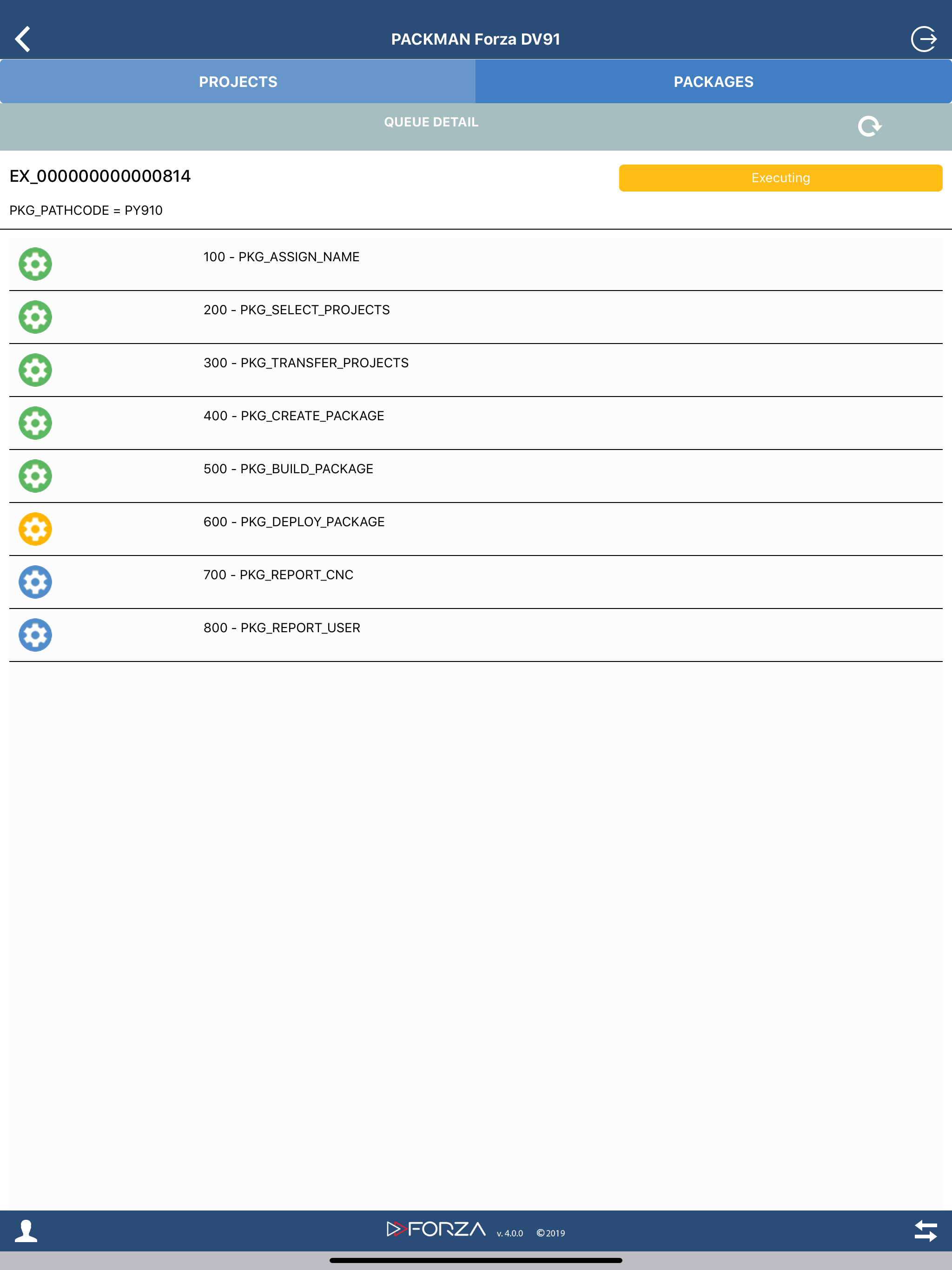 PACKMAN Package Management