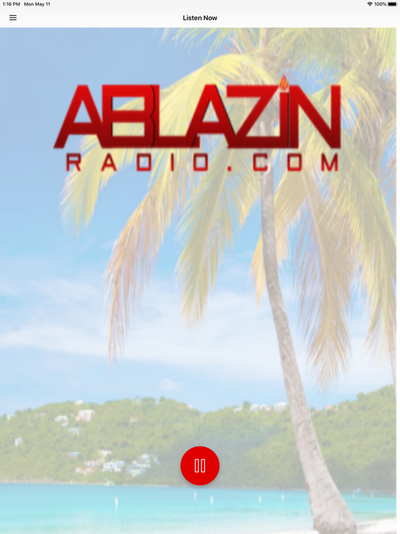 Ablazin Radio Live iPad screenshot 1 - Music app