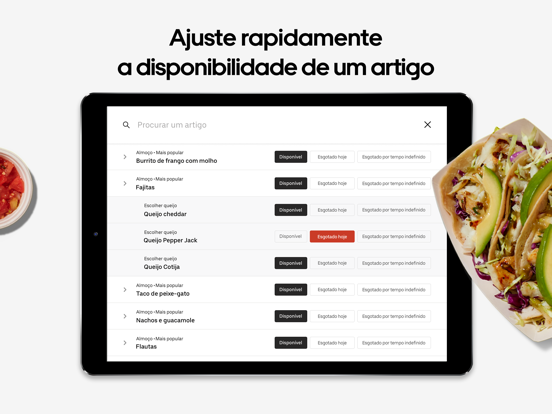 Gestor de Pedidos Uber Eats iPad screenshot 4