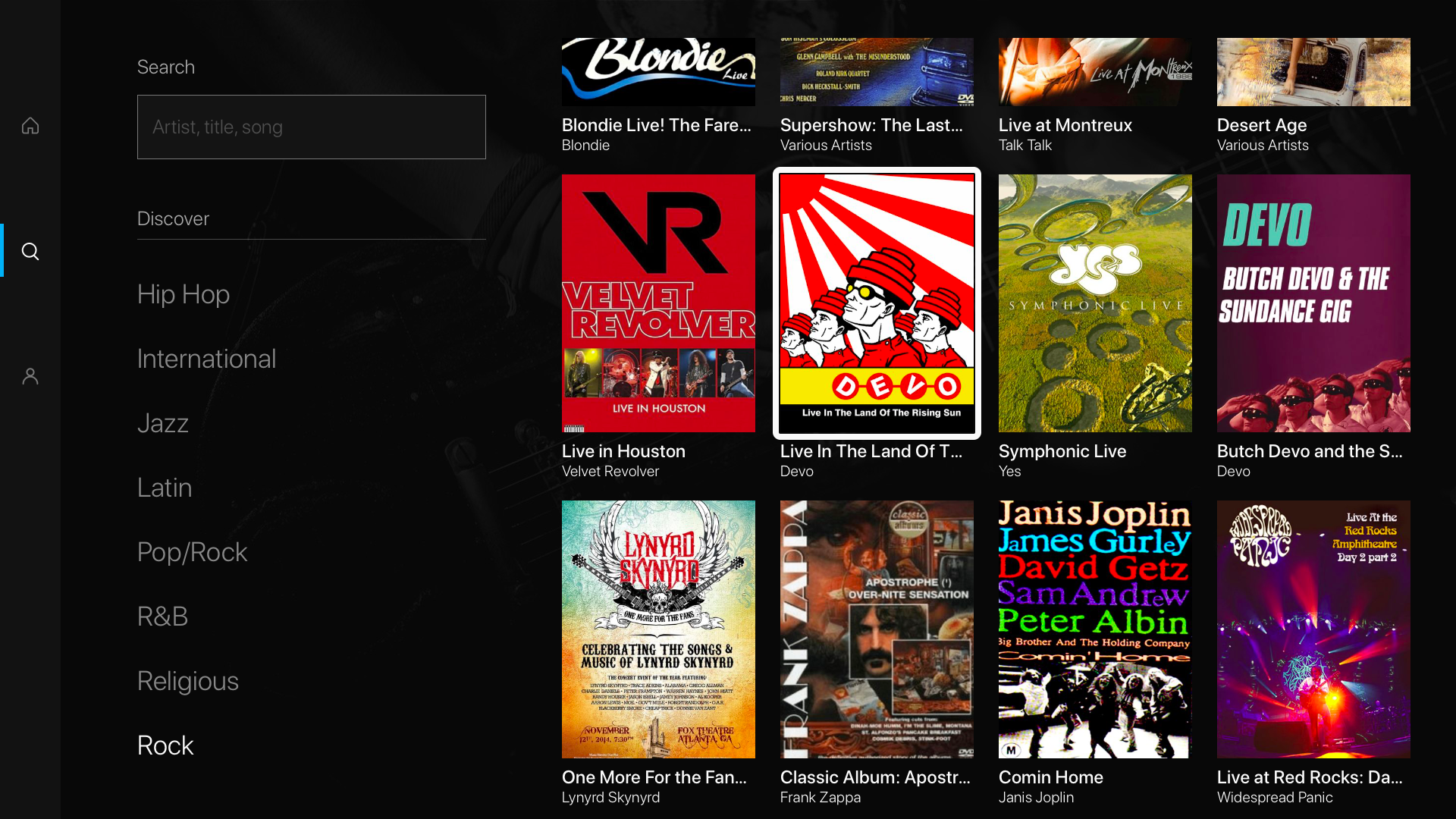 Qello Concerts & Documentaries