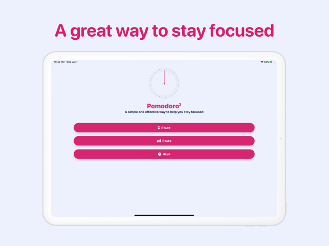 ‎Pomodoro² Screenshot