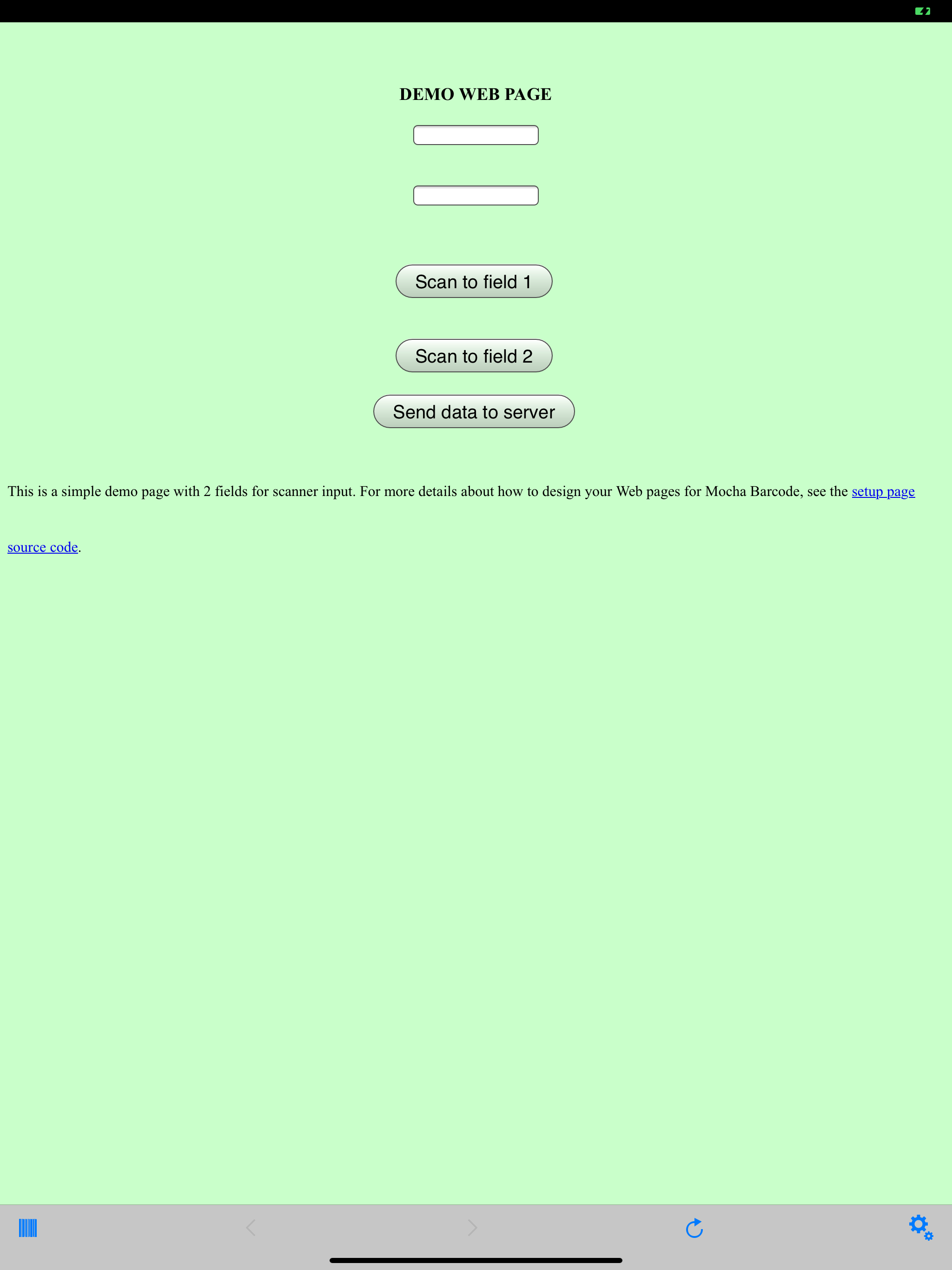 Barcode Lite - to Web Scanner screenshot 5