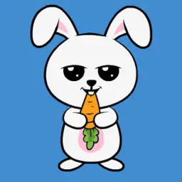 Fluffy Bunny Dancing Stickers app icon