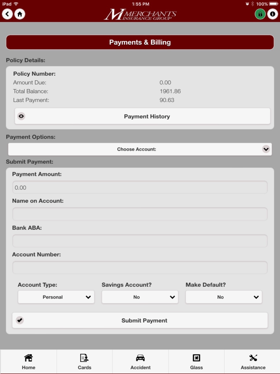 iPad screenshot
