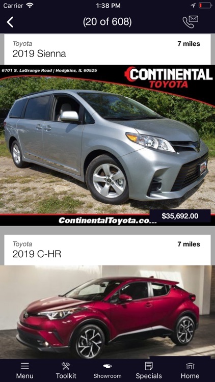 Continental Toyota App