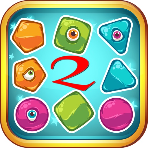 Smart kids game shape matching Icon