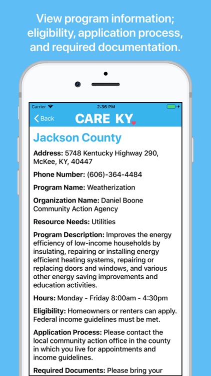 CARE KY