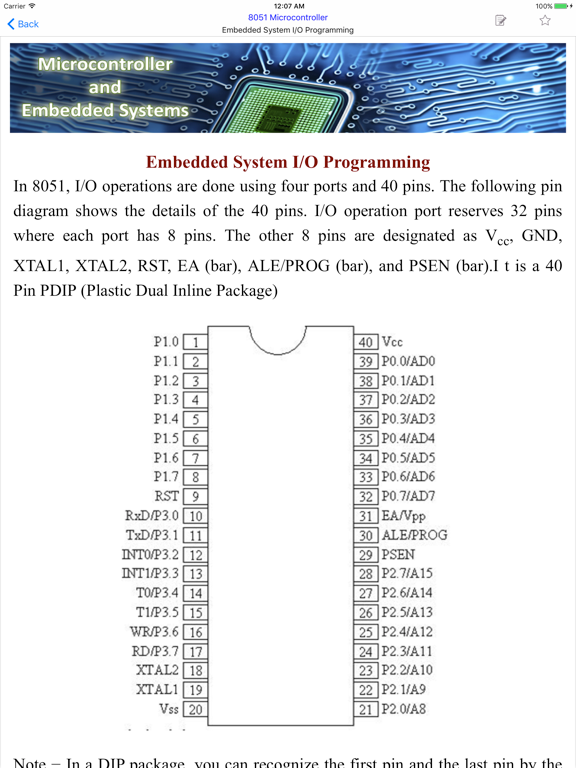 Embedded System&Microcontroler iPad screenshot