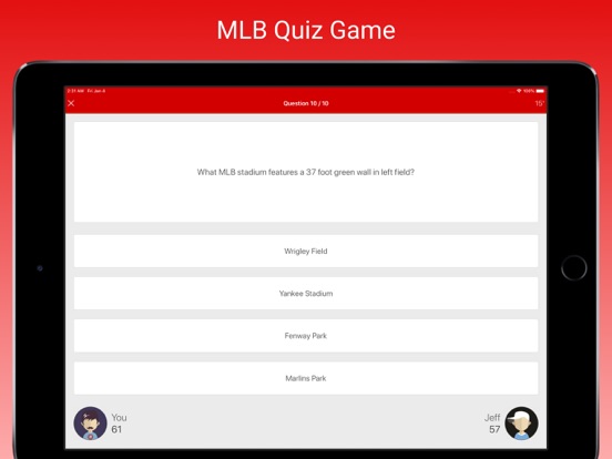 Screenshot #4 pour MLB Fan Quiz