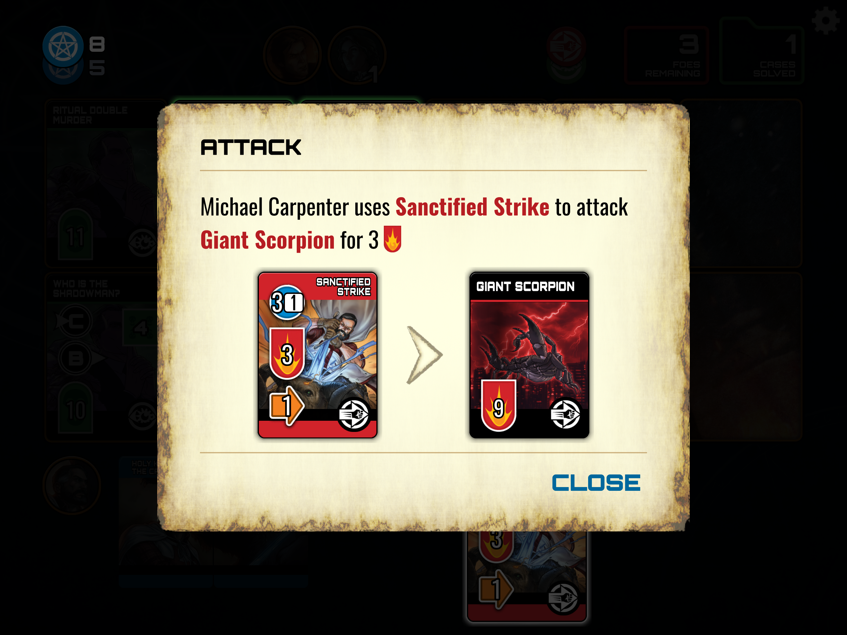 Dresden Files Co-op Card Game screenshot 8