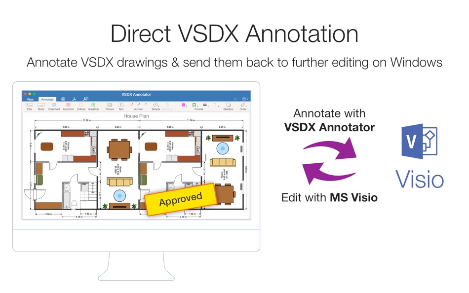 #3. VSDX Annotator for Visio files (macOS) 由: Nektony LLC