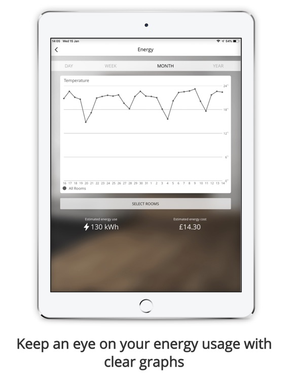 MyHeating by Warmup iPad screenshot