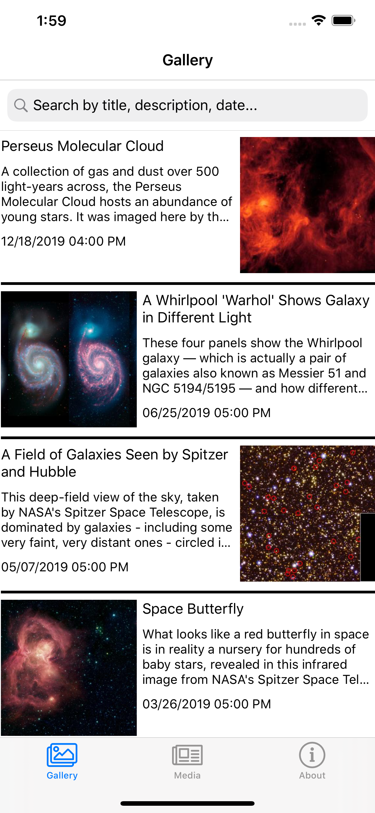 Spitzer Gallery screenshot 4
