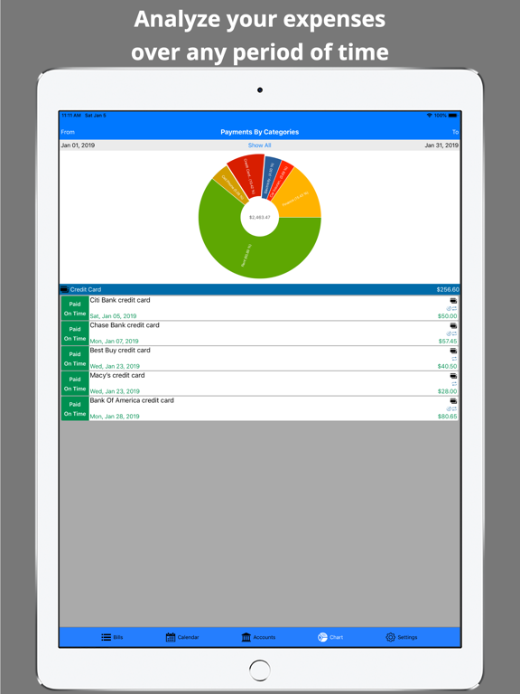 Screenshot #6 pour Bills Organizer & Reminder