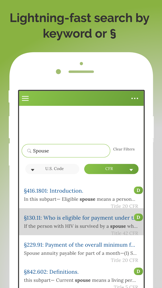 GeniusLex: U.S. Code & CFR screenshot