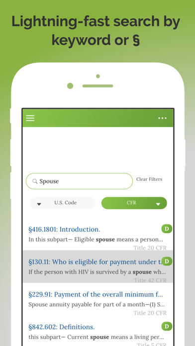 GeniusLex: U.S. Code & CFRのおすすめ画像3