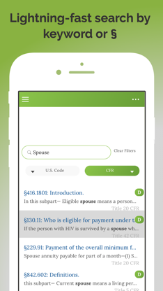 GeniusLex: U.S. Code & CFR screenshot 3