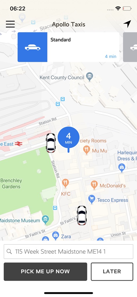 Apollo Taxis (Kent) - Business App | MWM