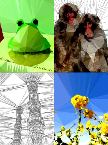 ポリゴンアート - レトロ3Dゲーム風写真加工編集カメラのおすすめ画像2