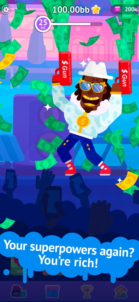 Partymasters - Fun Idle Game - Wealth Generation