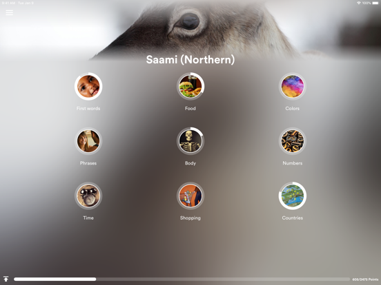Learn Saami (Northern) iPad screenshot 1 - Education app