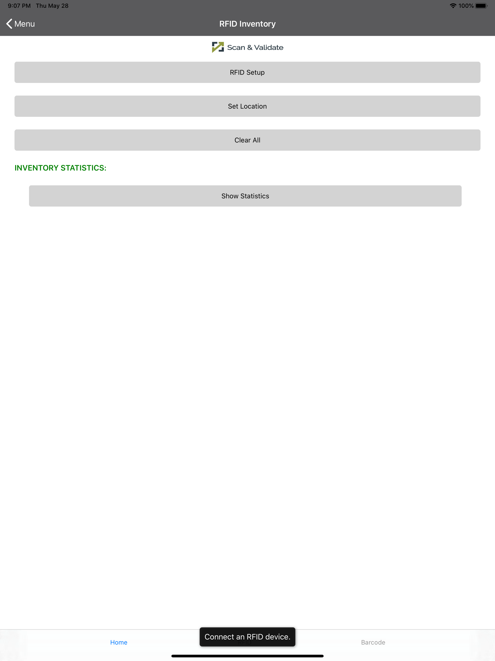 Scan & Validate