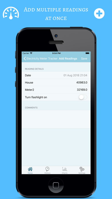 Screenshot #3 pour Electricity Meter Tracker